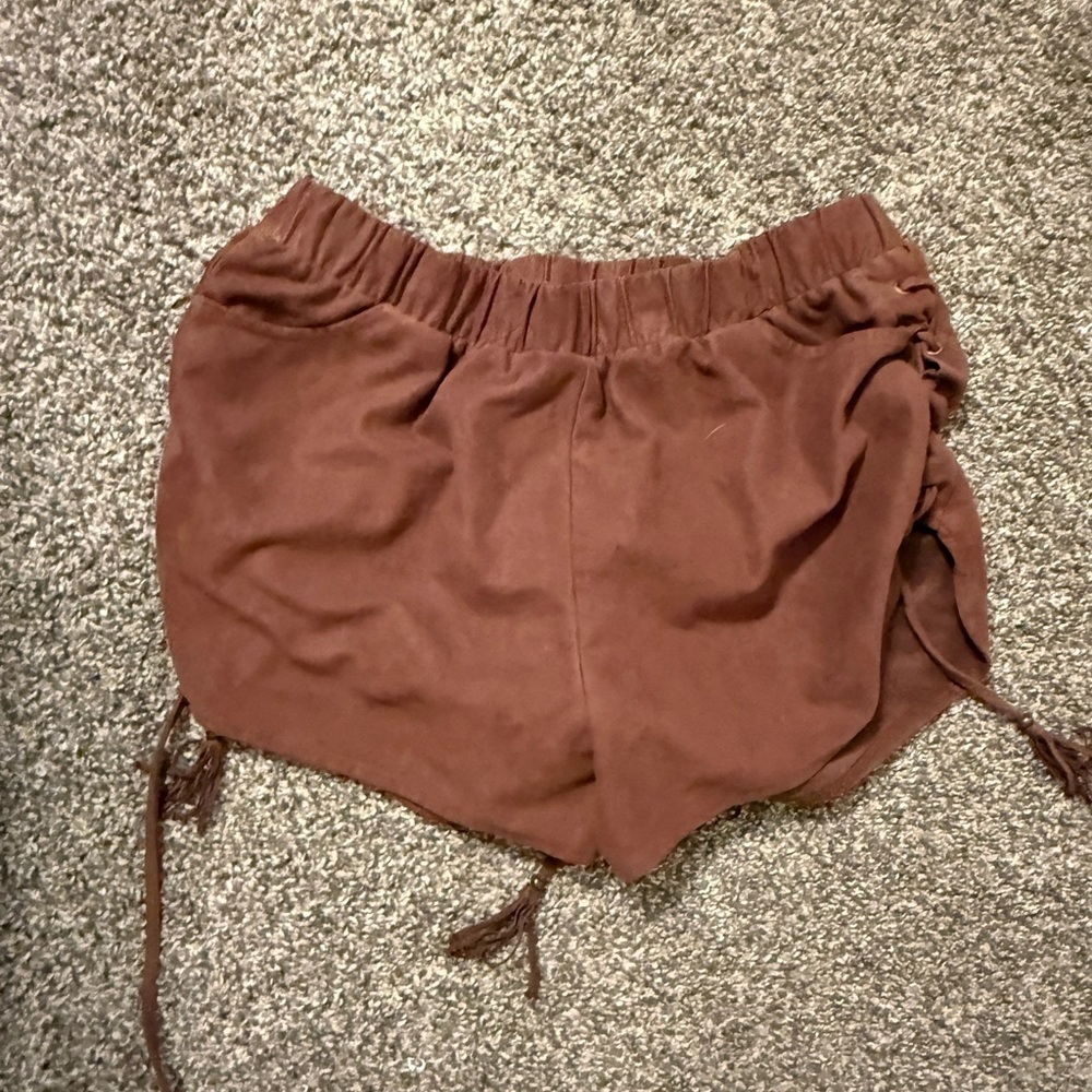 Kendall & Kylie Brown Athletic Shorts